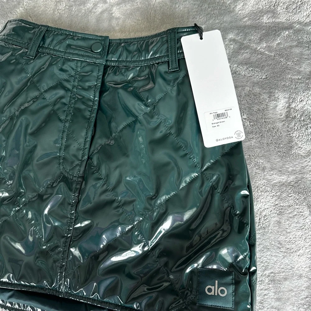 ALO Puffer mini skirt